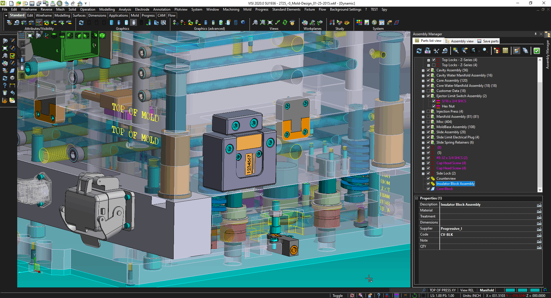 Visi cad library complete progressive components catalog tst tooling