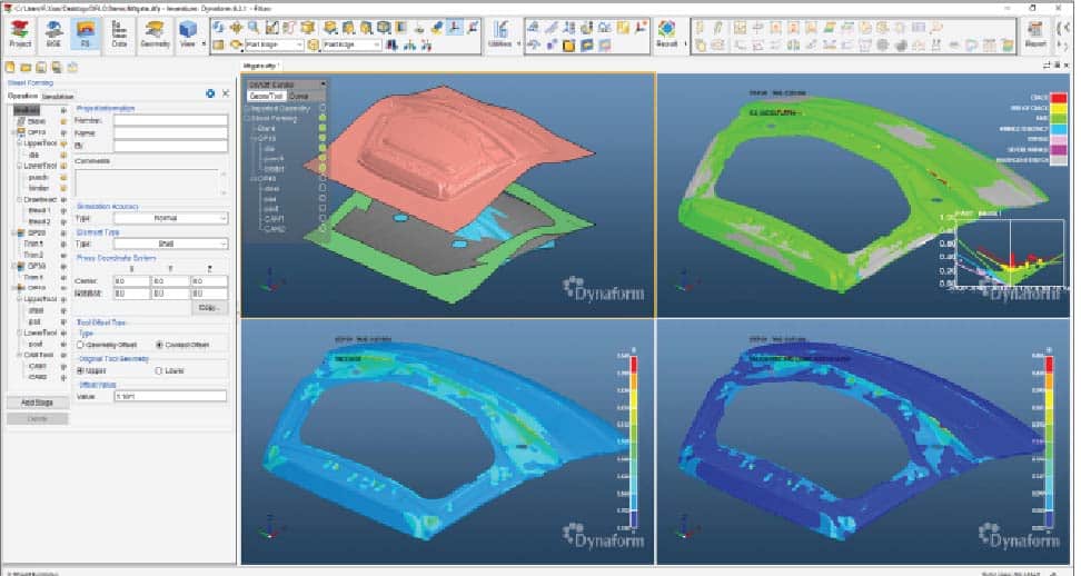 Dynaform 6.0 Single Model Simulation software