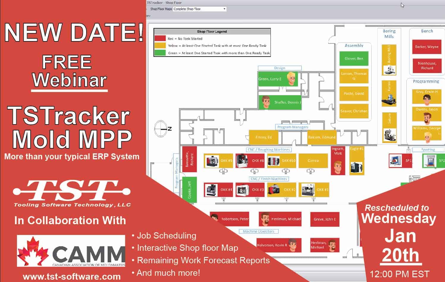 CAMM and TST Software: TSTracer ERP Webinar